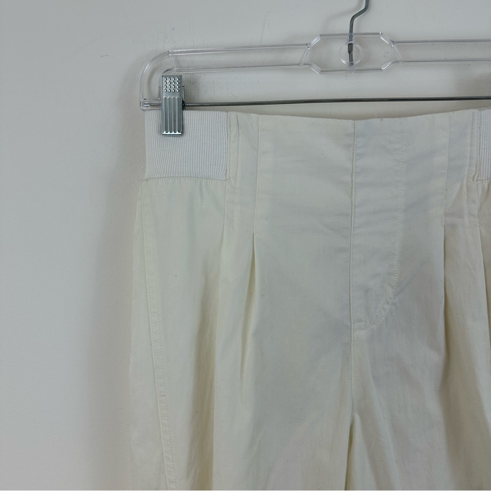 Self E High-Waisted Cream Cargo Pants Size Medium - Picture 2 of 6